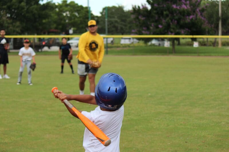 Baseball Batting Finishing Swing