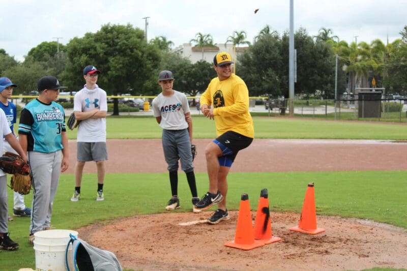 Baseball Pitching Back Leg Drive